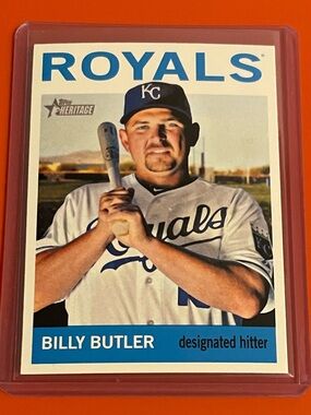 Billy Butler #437 2013 Topps Heritage Baseball Trading Card